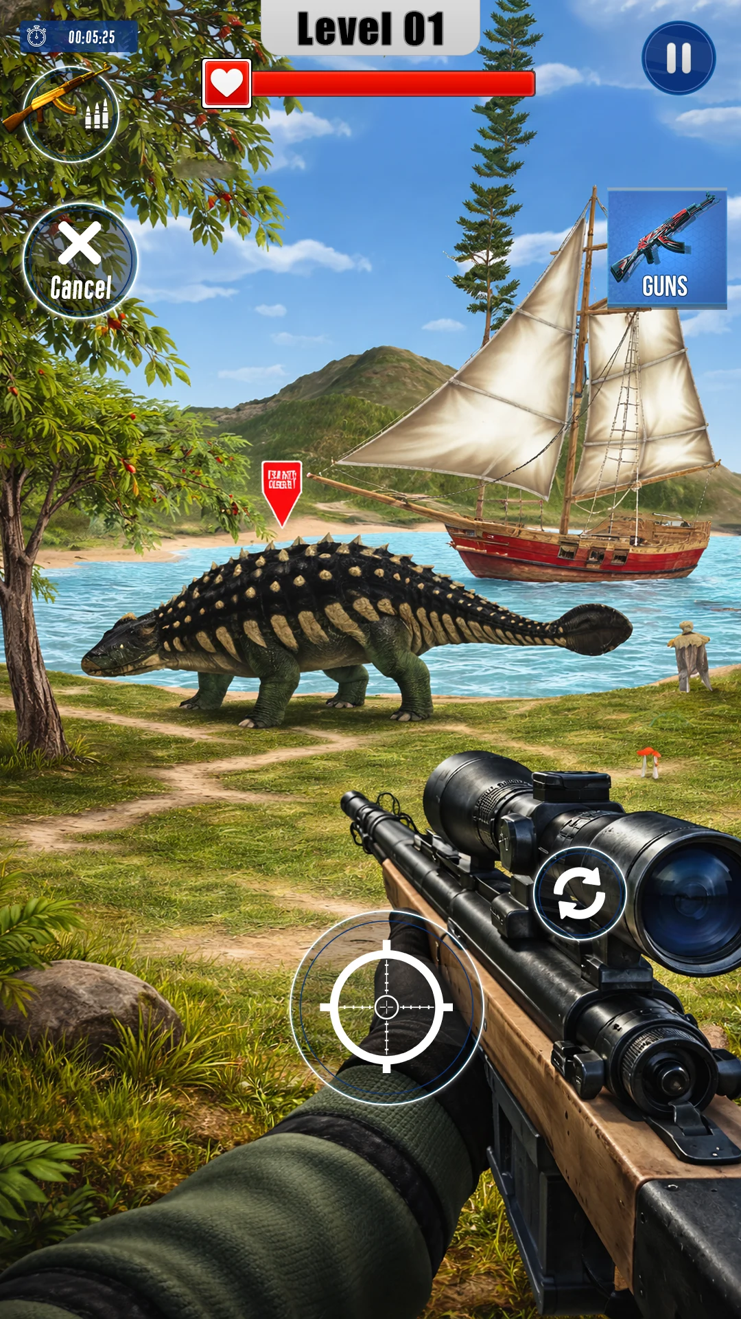 Dino Strike: Lost Frontier screenshot
