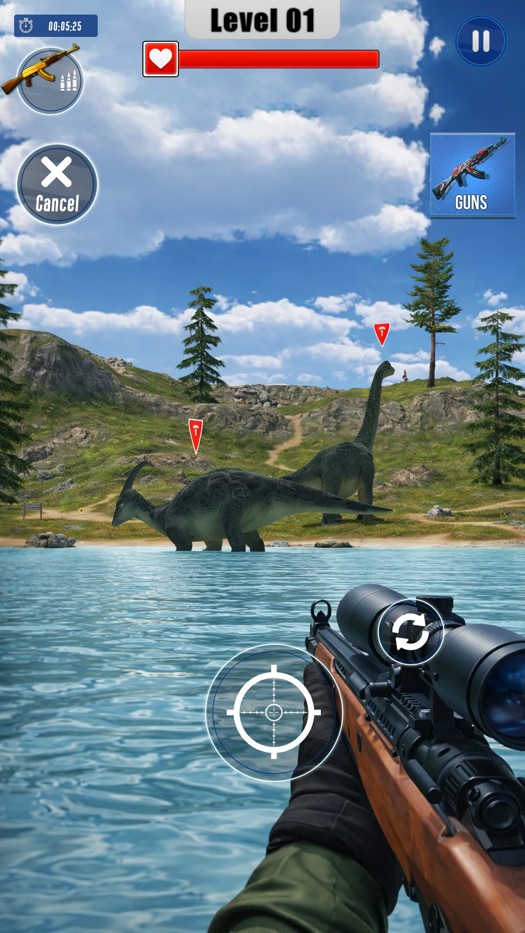 Dino Strike: Lost Frontier screenshot